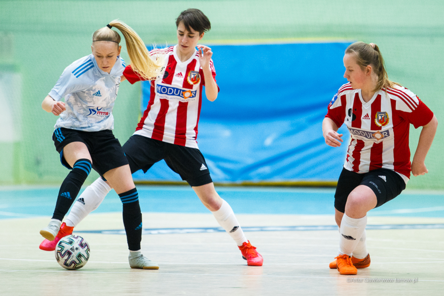Mecz pierwszej ligi futsalu kobiet: Tarnovia - Respekt Myślenice